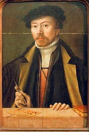 Lucas Cranach the Younger Selbtsbildnis Norge oil painting art